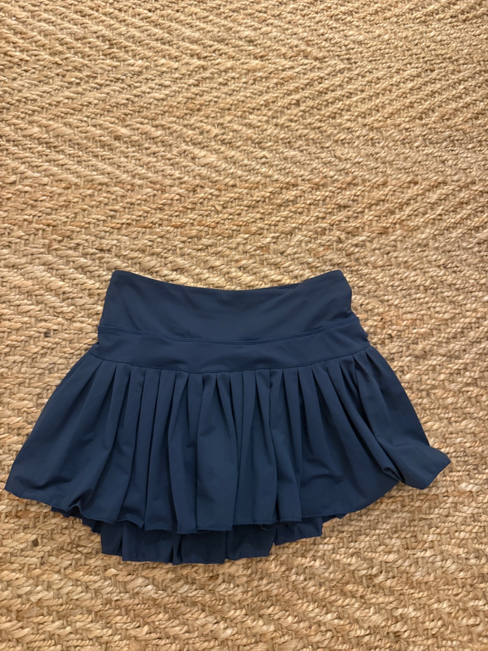 Gold hinge navy blue skirt